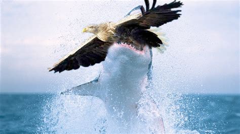 Why Can Shark Hunt Eagle Flying Wild Life So Amazing Youtube