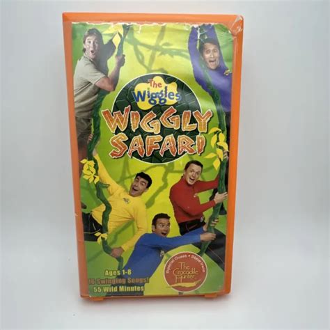 THE WIGGLES - Wiggly Safari with Steve Irwin, Crocodile Hunter 2002 VHS ...