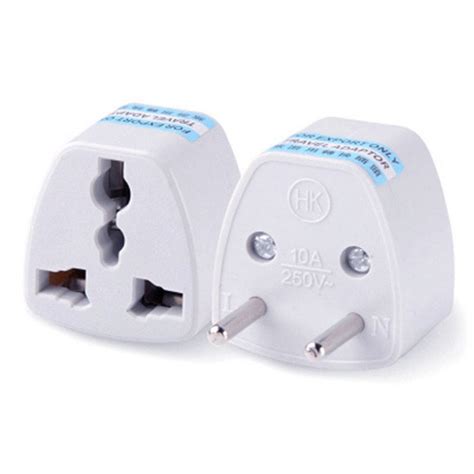 Adaptador De Enchufe UK A Europeo Blanco PcComponentes