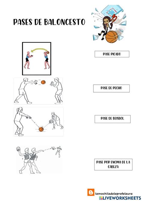 Pases Baloncesto Worksheet Physical Education Full Body Gym Workout