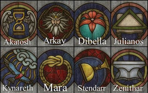 The Eight Divines · The Aedra Elder Scrolls Elder Scrolls Skyrim