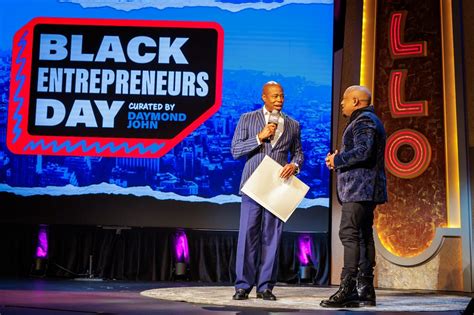 New York City Mayor Eric Adams Honors Daymond John At Apollo Theater Proclaims “black