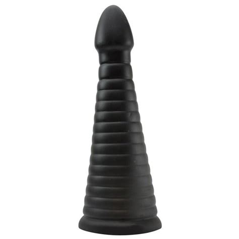 Plug Anal Cone Escalonado Ventosa Para Fixa O X Cm Cor