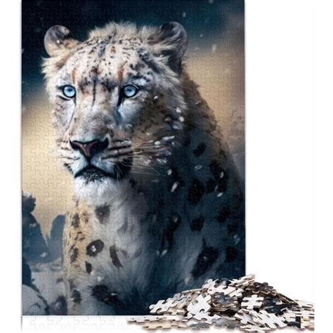 Puzzles Pour Adultes Puzzles L Opard Blanc Pour Adultes Puzzles En