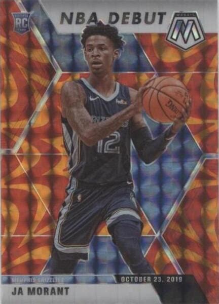 Panini Mosaic Nba Debut Reactive Orange Prizm Ja Morant