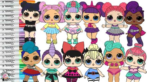 Coloring Pictures Of Lol Dolls Coloring Pages