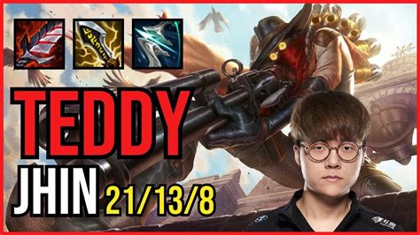 TEDDY JHIN Vs KAI SA ADC KR GRANDMASTER PATCH 10 25 QUADRAKILL