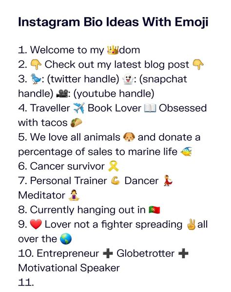 Instagram Bio Ideas With Emoji 🌸 💫🦄🌻🌏🍁 Instagram Bio Quotes Cute Quotes For Instagram