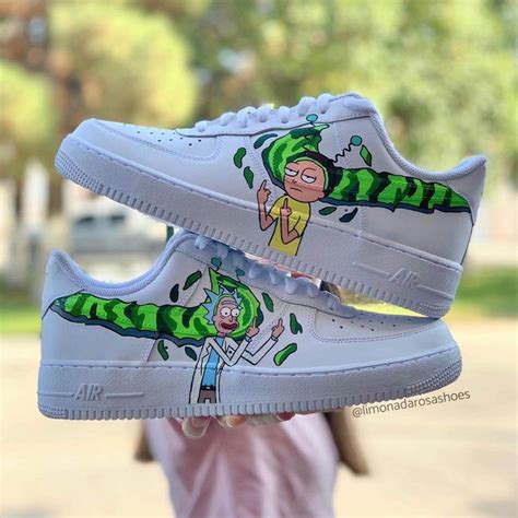 Rick And Morty Air Force 1 Custom Cute Nike Shoes Swag Shoes Custom