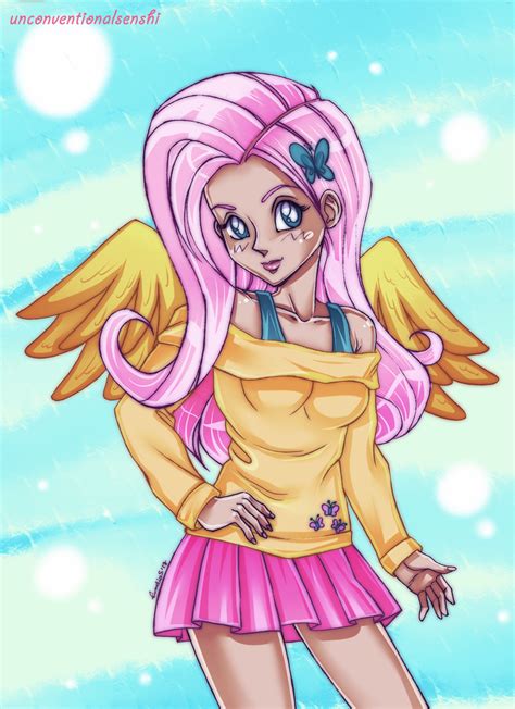 Human Fluttershy MLP by unconventionalsenshi on DeviantArt