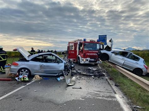 Schwerer Unfall Auf B 272 Zwischen Landau Und Essingen Frau Aus Baden