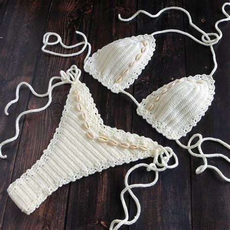 Micro Crochet Bikini Etsy