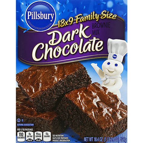 Pillsbury Brownie Mix, Dark Chocolate | Cake, Cookie & Brownie Mixes | Foodtown