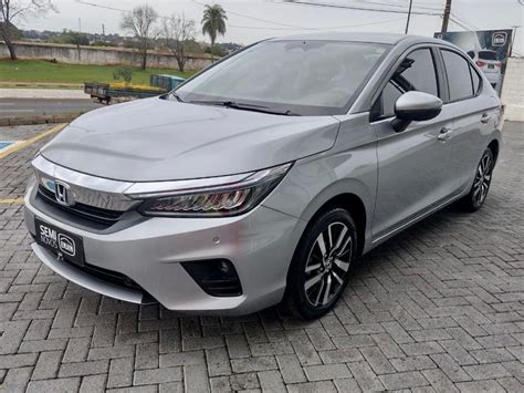 Seminovos Enjin Honda New City Touring Sedan 20222023 Prata