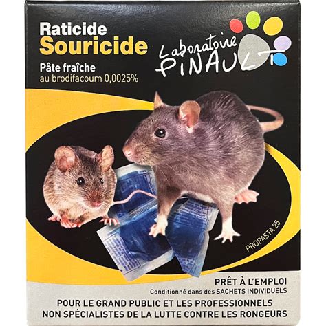 Raticide souricide pâte fraîche