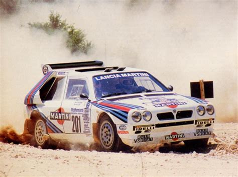 Rally Mille Pistes Canjuers Francia 08 Luglio 1985 Markku Alen Ilkka Kivimaki Lancia Delta