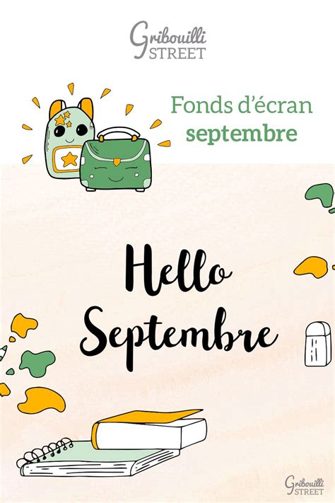 Hello Doodle Gribouilli Street Septembre Calendrier