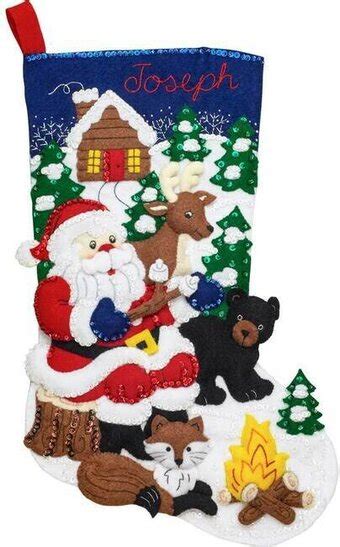 Arts Arts Crafts Sewing Black Bear Bonfire Plaid Inc Bucilla