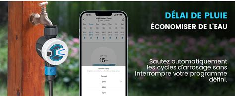 RAINPOINT Programmateur Arrosage WiFi Minuteur Arrosage Automatique