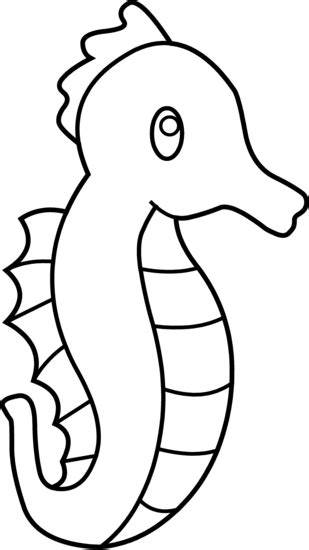 Seahorse Outline Clipart Best