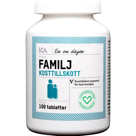 Multivitamin Familj 100st ICA Hjärtat Handla mat online från din