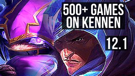 Kennen Vs Talon Mid Defeat 6 Solo Kills 500 Games 900k Mastery