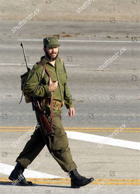 Cuban Soldier Dressed Like Cuban President Editorial Stock Photo ...