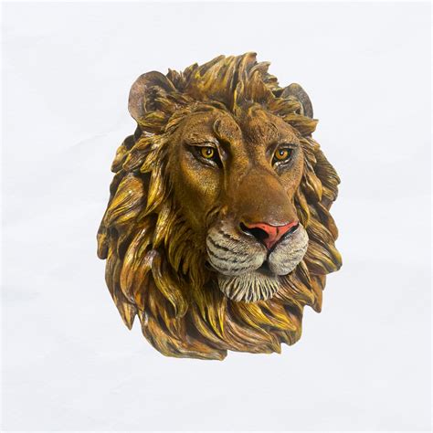 Lion Wall Decor Lion Head Wall Decor Lion Sculpture Animal Statue