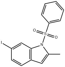 1 Benzenesulfonyl 6iodo2methyl1Hindole CAS 1818847 55 0