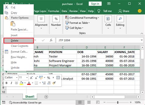 How To Delete All Blank Rows In A Column Excel Printable Templates Free