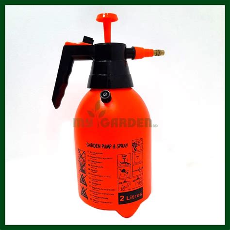 Water Spray Bottle 2l Orange My Garden Bd