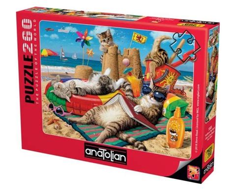 Anatolian puzzle Koty na plaży 260 el Anatolian Sklep EMPIK