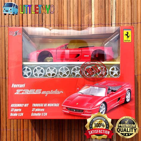 Jual Maisto Skala Ferrari F Merah Model Kit Assembly Enzo