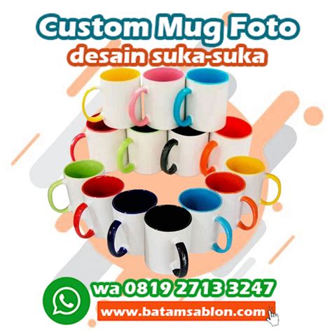 Printing Mug Batam Harga Mug Batam Tempat Sablon Mug Batam By Gelas