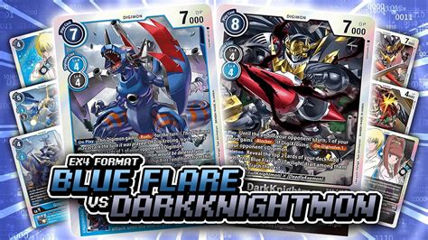 Blue Flare Vs Darkknightmon Digimon Card Game Ex English Format