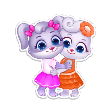 Best Friends Love Sticker By Lucas And Friends By Rv Appstudios