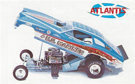 Mickey Thompson Marines Funny Car 1 16 Atlantis SCRATCH