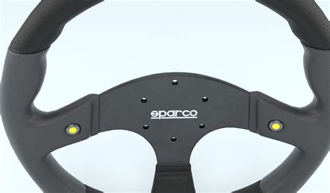 Steering Wheel Sparco L999 3D Model CGTrader