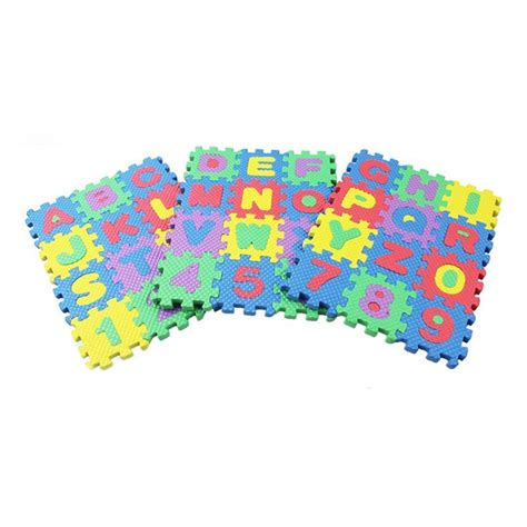 Letters and Numerals Puzzle 36 pcs/Set - Shop ExMart