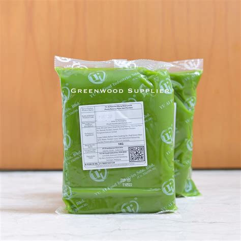 Jual Yu Ai Pandan Mung Bean Paste Pasta Pandan Kacang Hijau 1kg