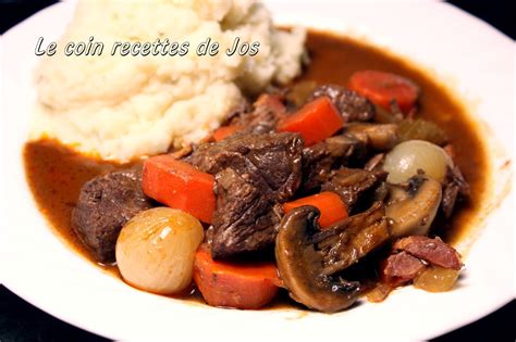 Le Coin Recettes De Jos Boeuf Bourguignon