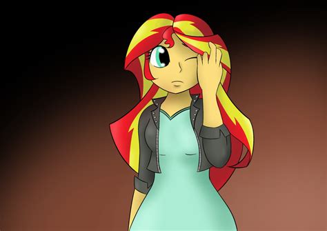 Safe Artist Garammasara Sunset Shimmer Equestria Girls