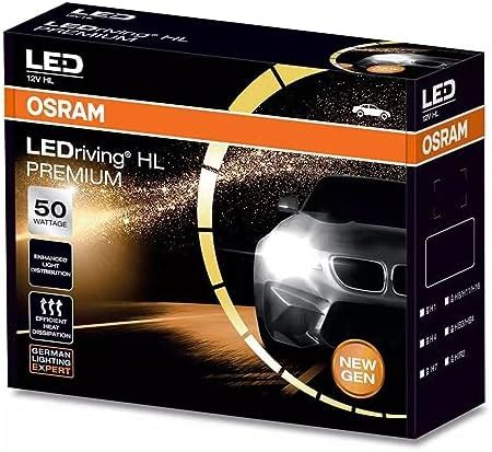 Osram H7 Premium New Gen LED Headlight For Car Px26D12V 50W 6000K