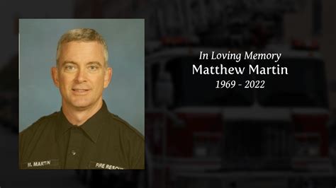 Matthew Martin Tribute Video