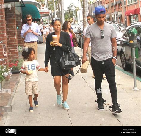 Cory Hardrict And Tia Mowry Take Their Son Shopping In Beverly Hills