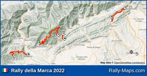 Mapy Zaplanuj Rally Della Marca 2022 CIRA RajdTrasa Pl