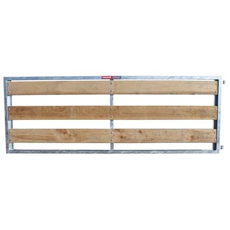 Sheep Yard Gate Timber Railed 900mm X 2200mm Wide Farmquip