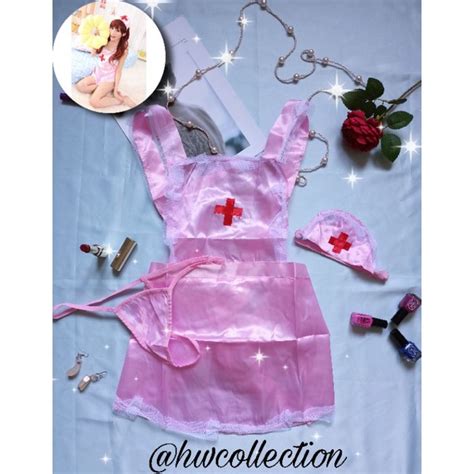 Jual Hw Collection Lingerie Sexy Cosplay Costume Nurse Suster Perawat
