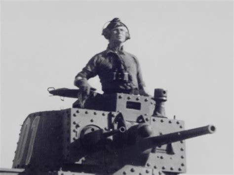 Erwin Rommel In Panzer Tank WWII Photo