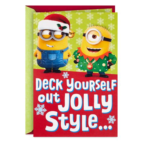 Despicable Me Minions Jolly Style Musical Pop-Up Christmas Card ...